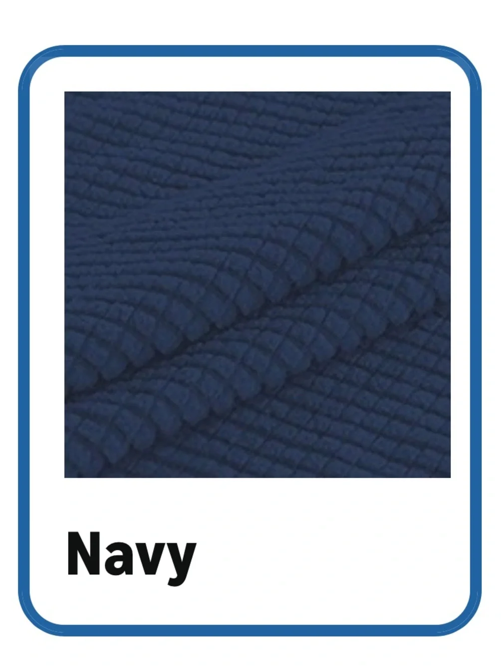 Navy stretchy armchair cover NEW